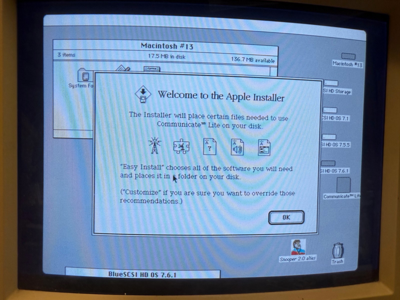 Vintage Macintosh software : QUICK LINK II / COMMUNICATE LITE 3-1/2 disks