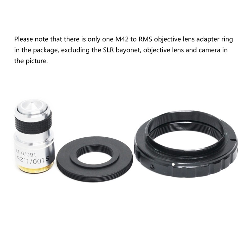 M42 Lens Adapter To RMS Microscope Objective lens Adapter