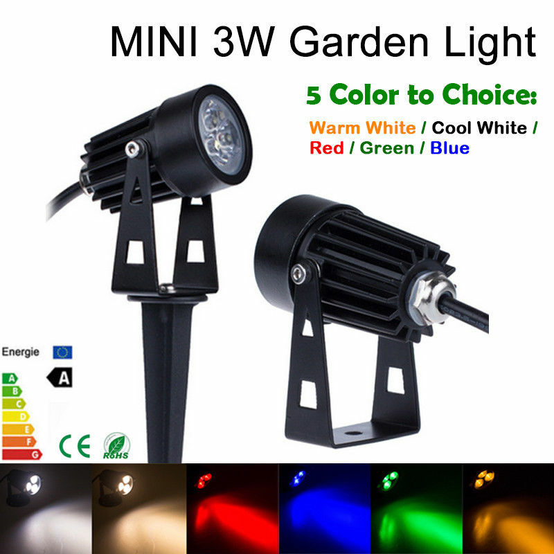 3W LED Landscape Light Garden Grass Light Waterproof Outdoor Lighting 6 colors