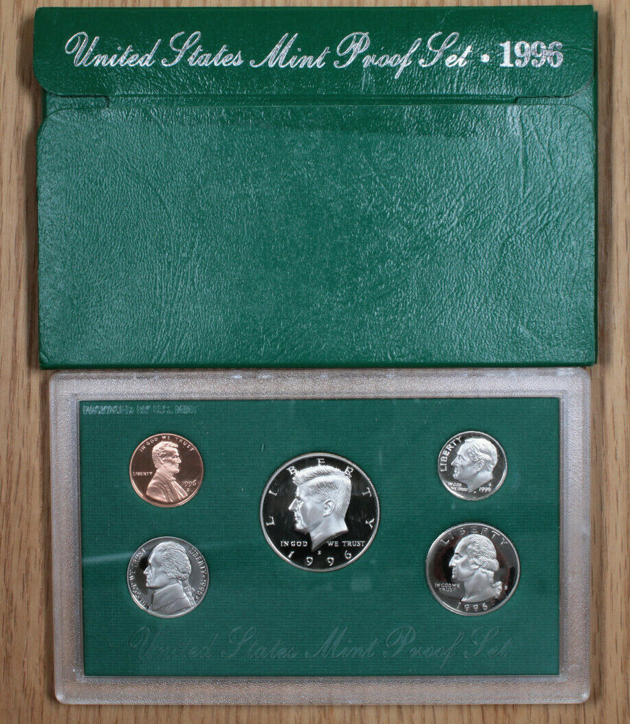 1996 S Clad Proof Set - US Mint - OGP