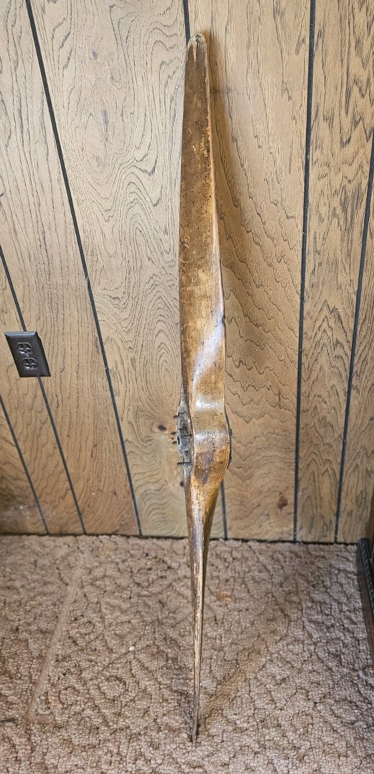 Vintage Wooden Airplane Propeller Aviation Decor Sensenich Style 48"