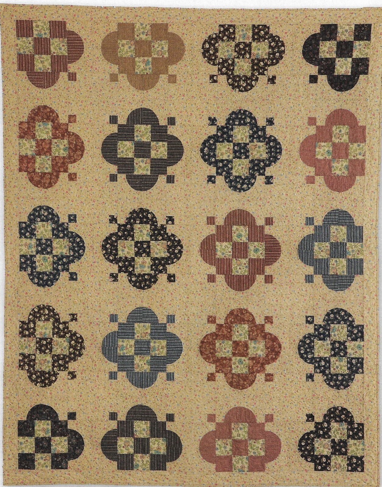 Prairie Gathering Quilt quilting pattern instructions
