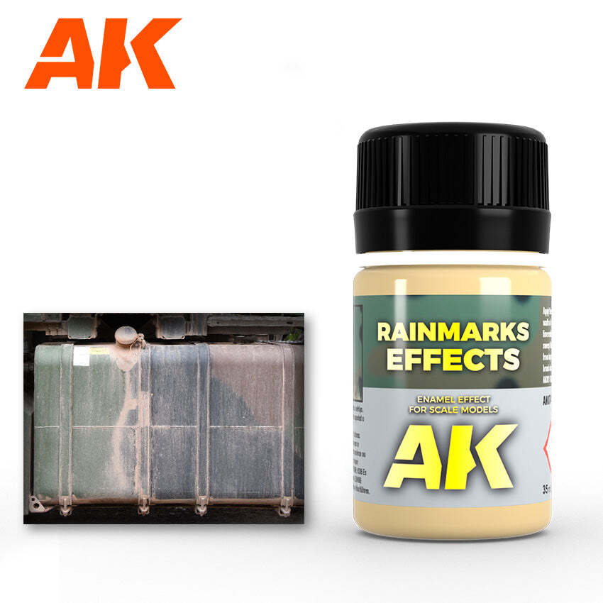 AK Interactive AK074 Weathering Rain Marks Effects Enamel 35ml - US