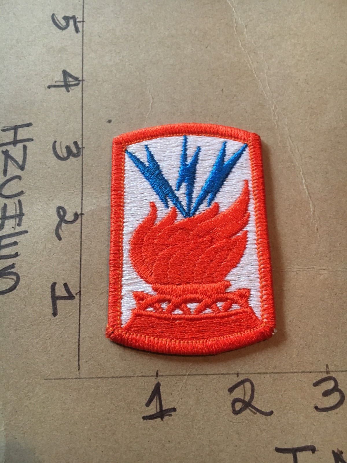 US Army 187th Signal Brigade m/e patch 5/24/26