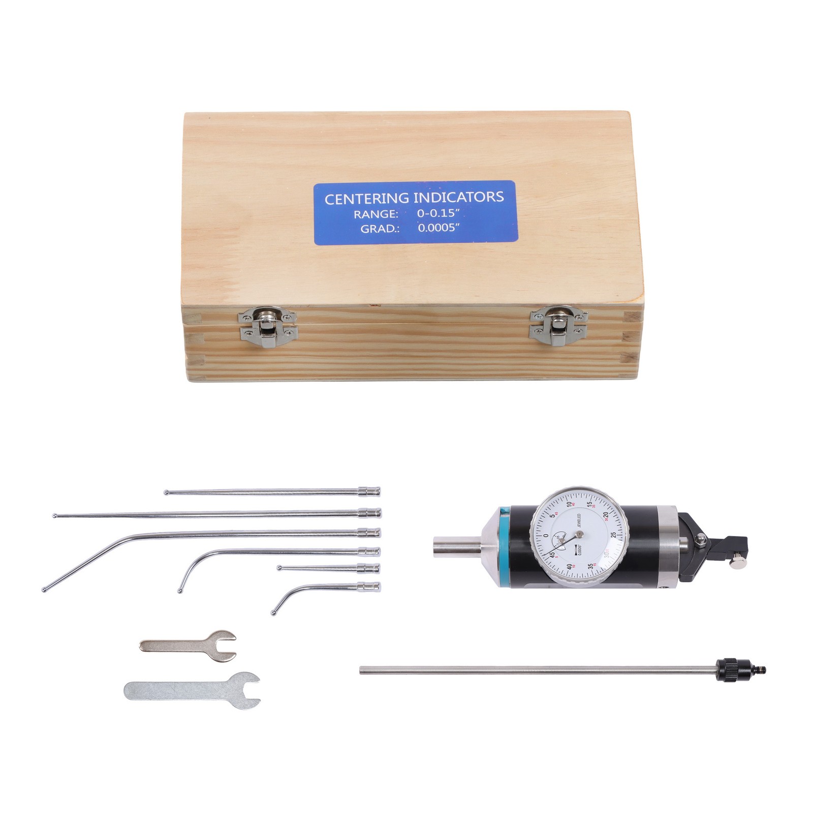 0.0005"Coaxial Centering Indicator Set Co-Ax Precision Milling Machine Test Dial