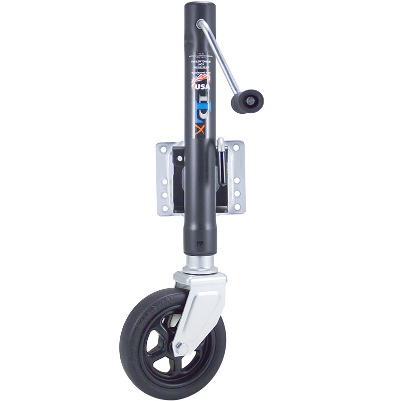 Dutton Lainson 22210 Trailer Tongue Jack; Manual Round Sidewind Swivel Jack; 150