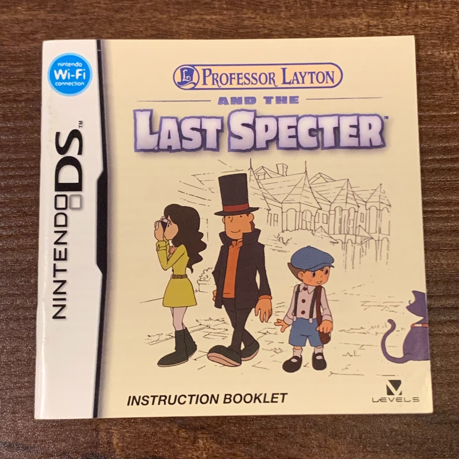 Professor Layton Last Specter Nintendo DS Gameboy Instruction Manual Only