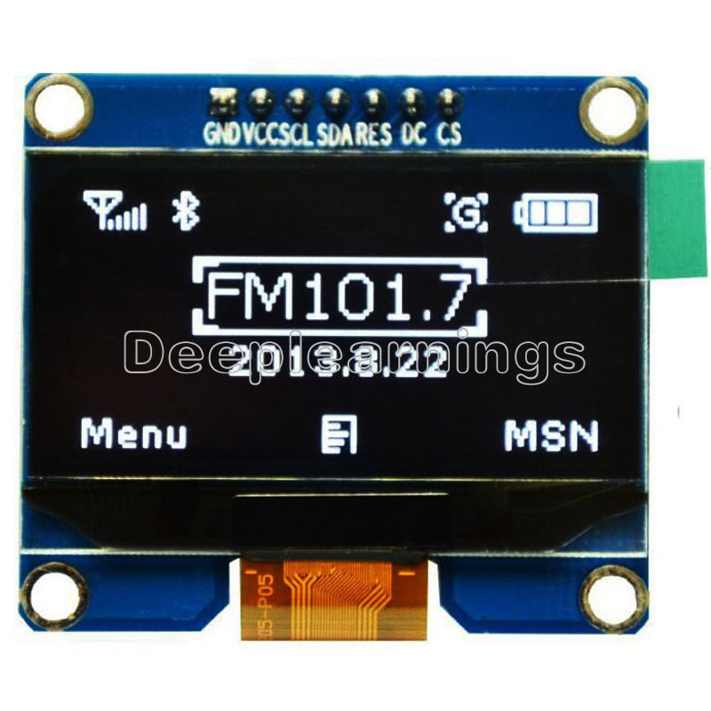1.54" White SPI OLED LCD LED Display Module SPI for Arduino AVR STM32 8051 NEW
