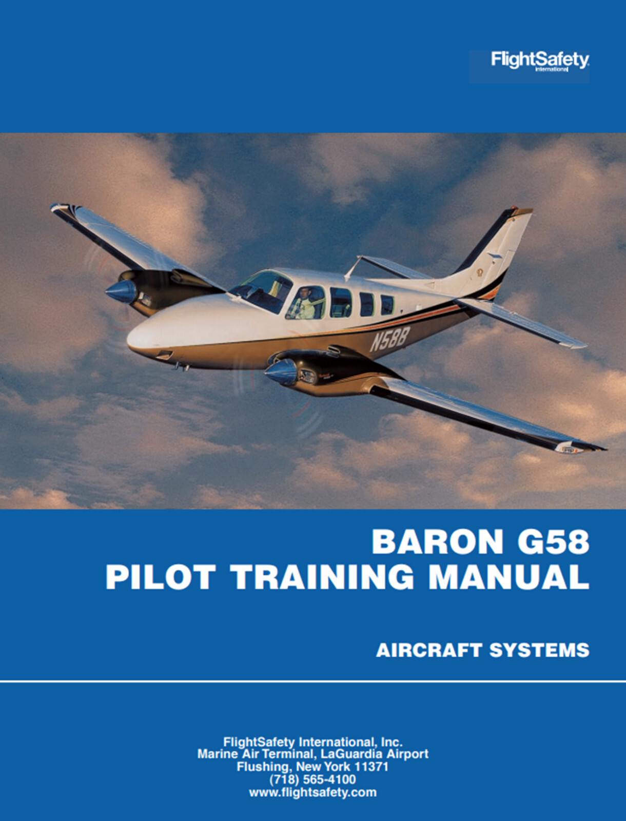 Beechcraft Baron G58 Pilot Training Manual - IMPROVED - on a USB Flash Drive