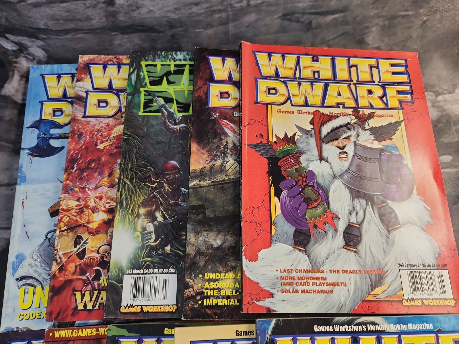 White Dwarf Magazine Lot Issues 240- 249