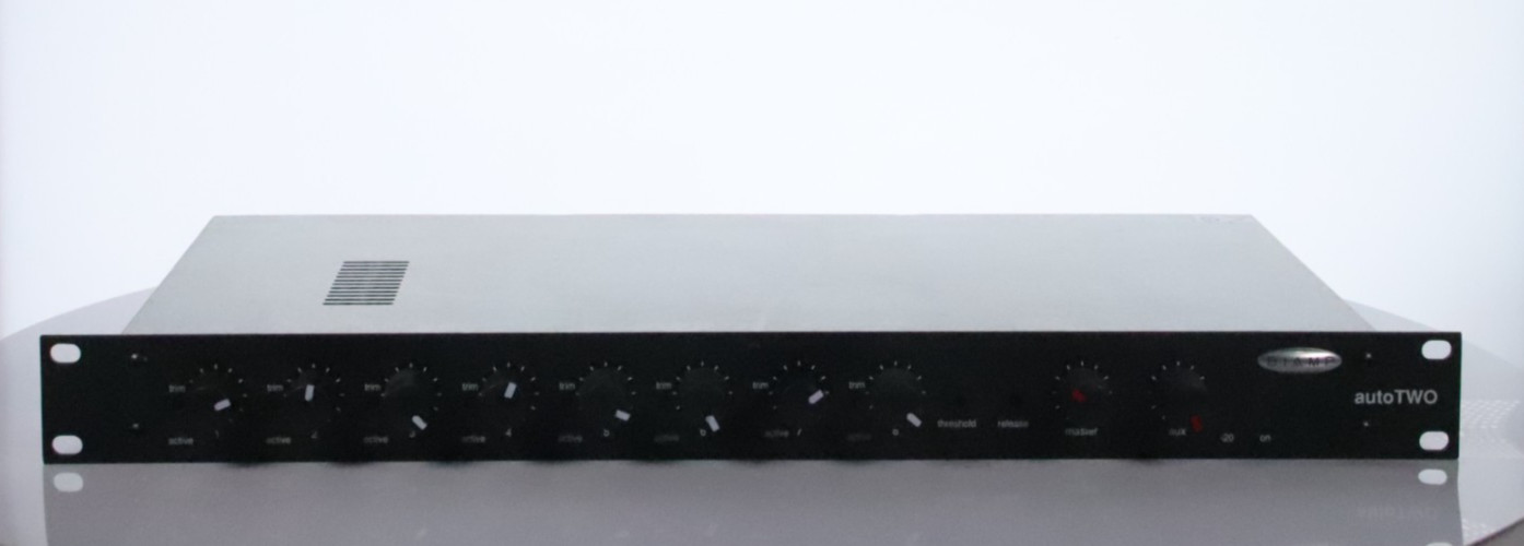 Biamp Auto TWO 8-Channel Automatic Audio Mixer Rackmount Mic Line Pro Audio ONLY