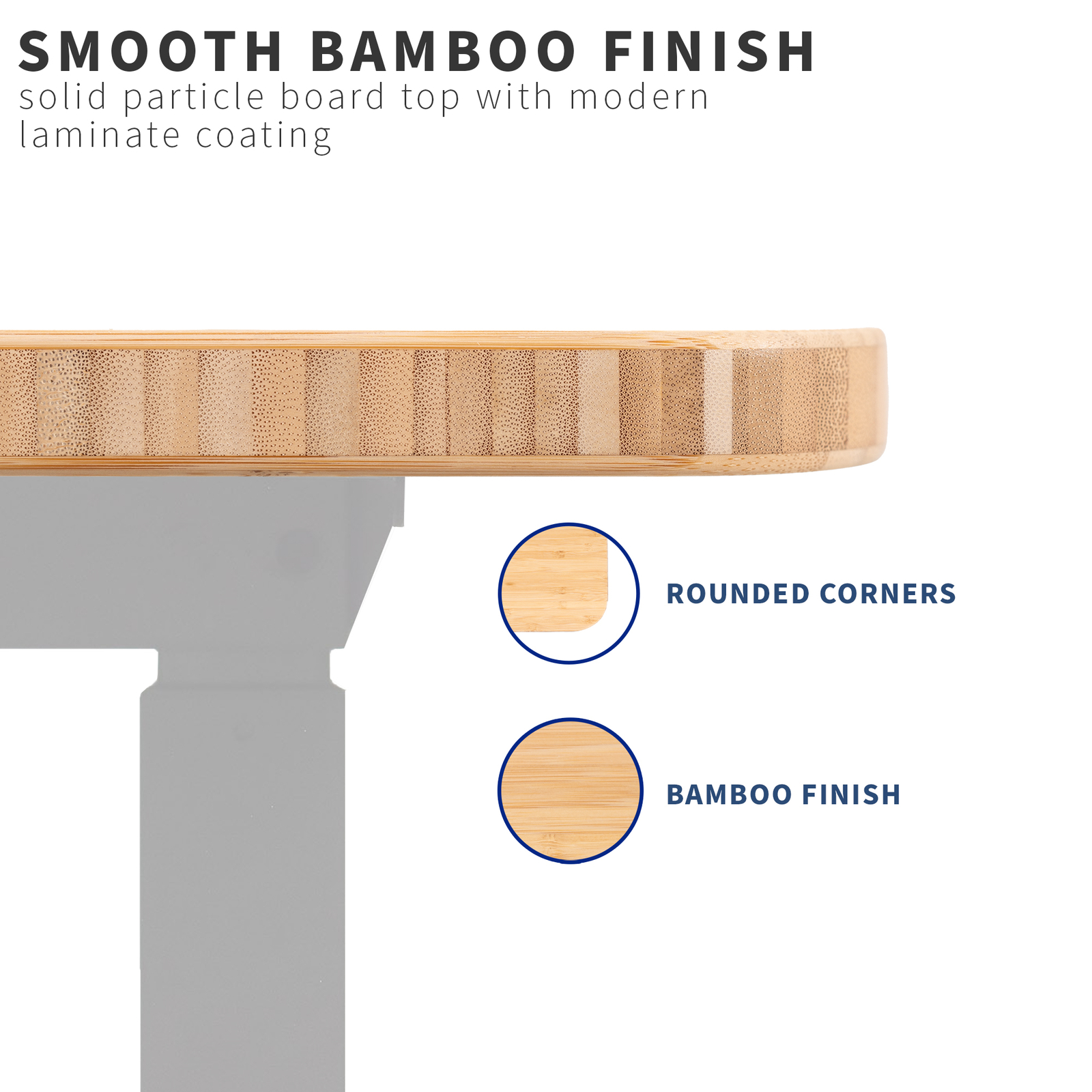 VIVO Bamboo 71 x 30 inch Universal Solid Table Top for Sit to Stand Desk Frames