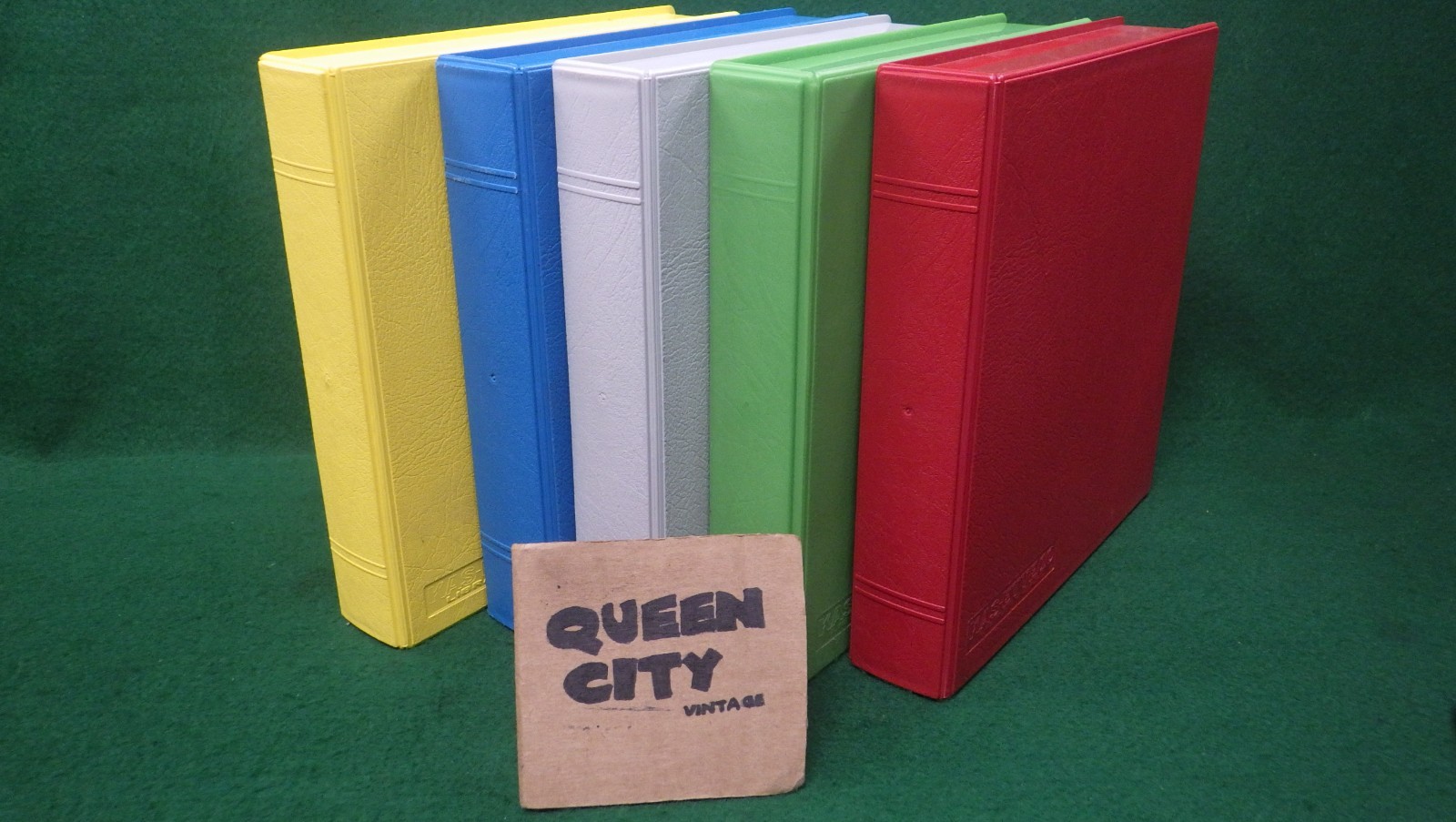 Kas-Ette/10 Library Cases For Floppy Disks Set of 5 Multi-Colored