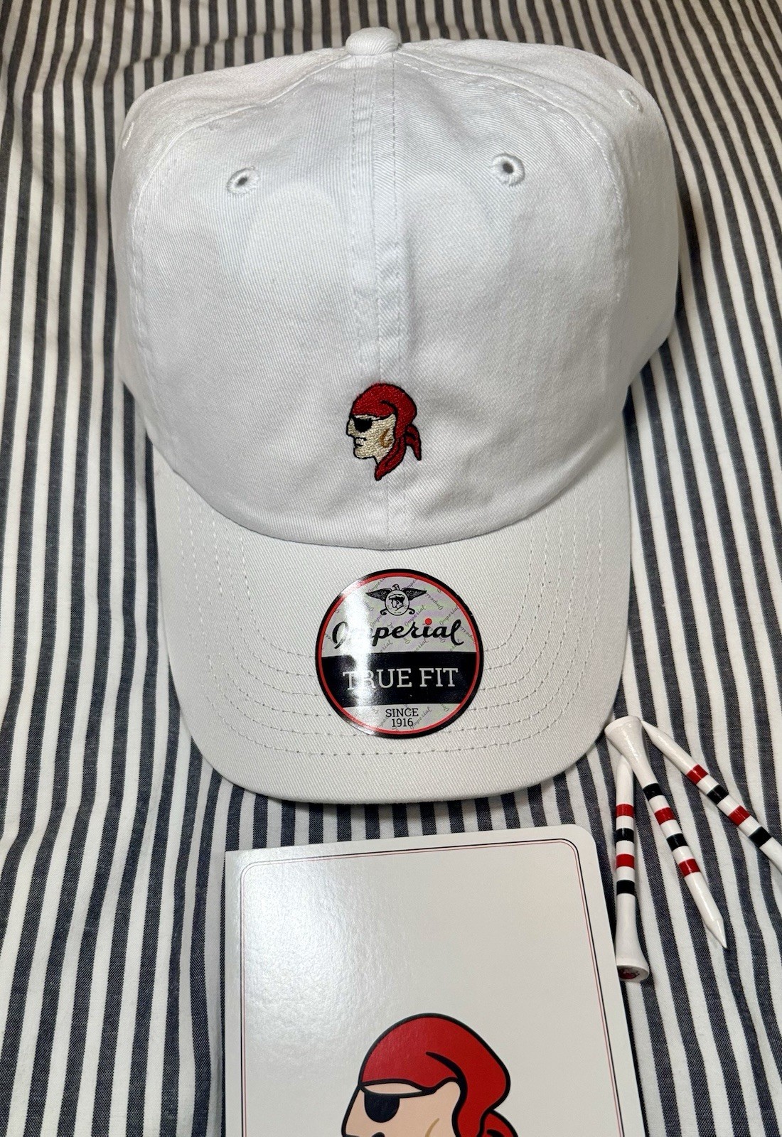 NEW The Gasparilla Inn Golf Club (Boca Grande) White Cotton Imperial Hat