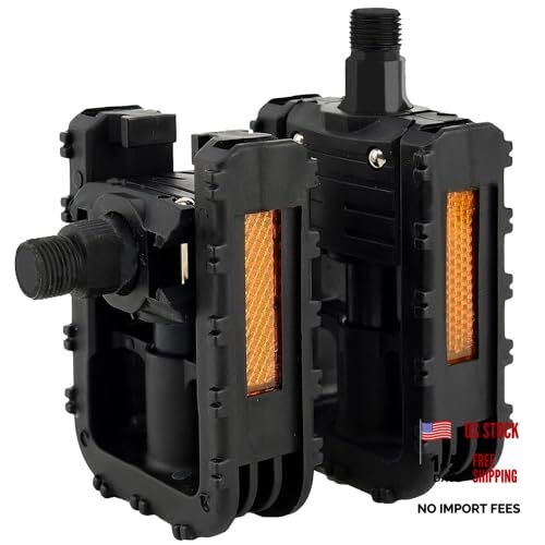 Folding Bike Pedals - 9/16" Inch Bicycle Pedals Mountain Bikes Road Bicycles