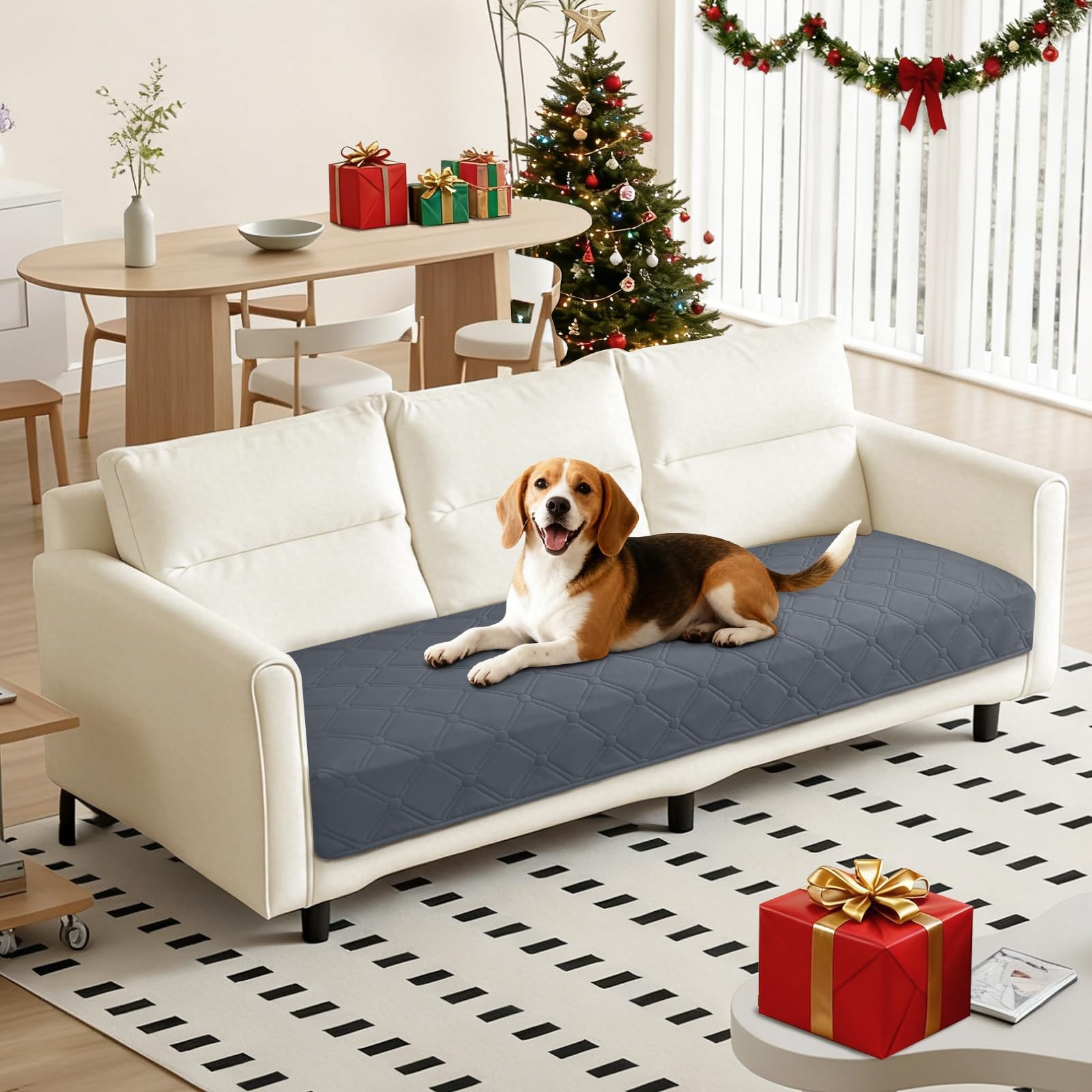 CYCMACO Waterproof Dog Bed Cover Pet 30" x 70" (Pack of 1), Dark Grey
