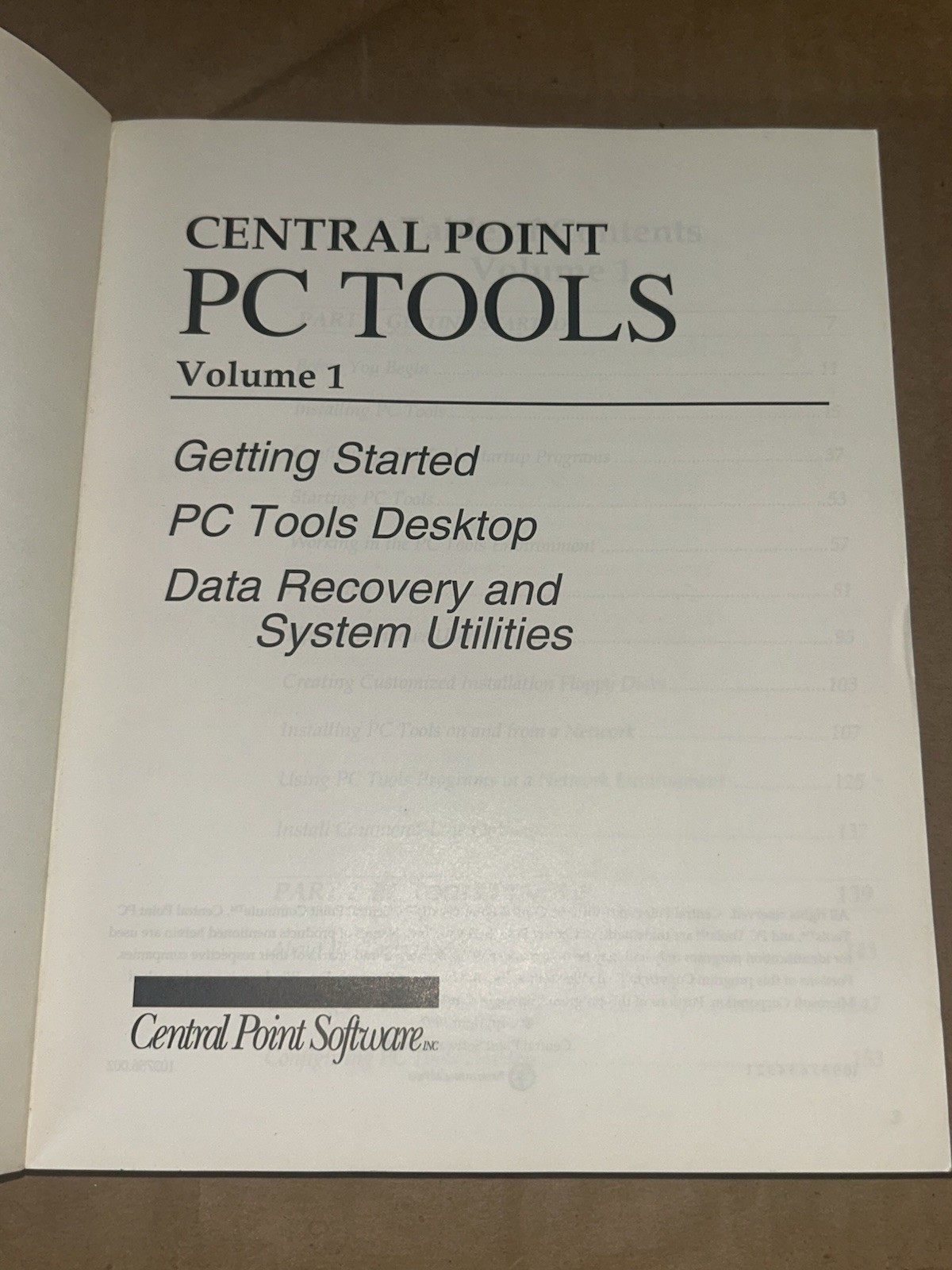 (2) 1992 Central Point PC Tools for DOS, Version 8.0 Complete Set 1st Printing