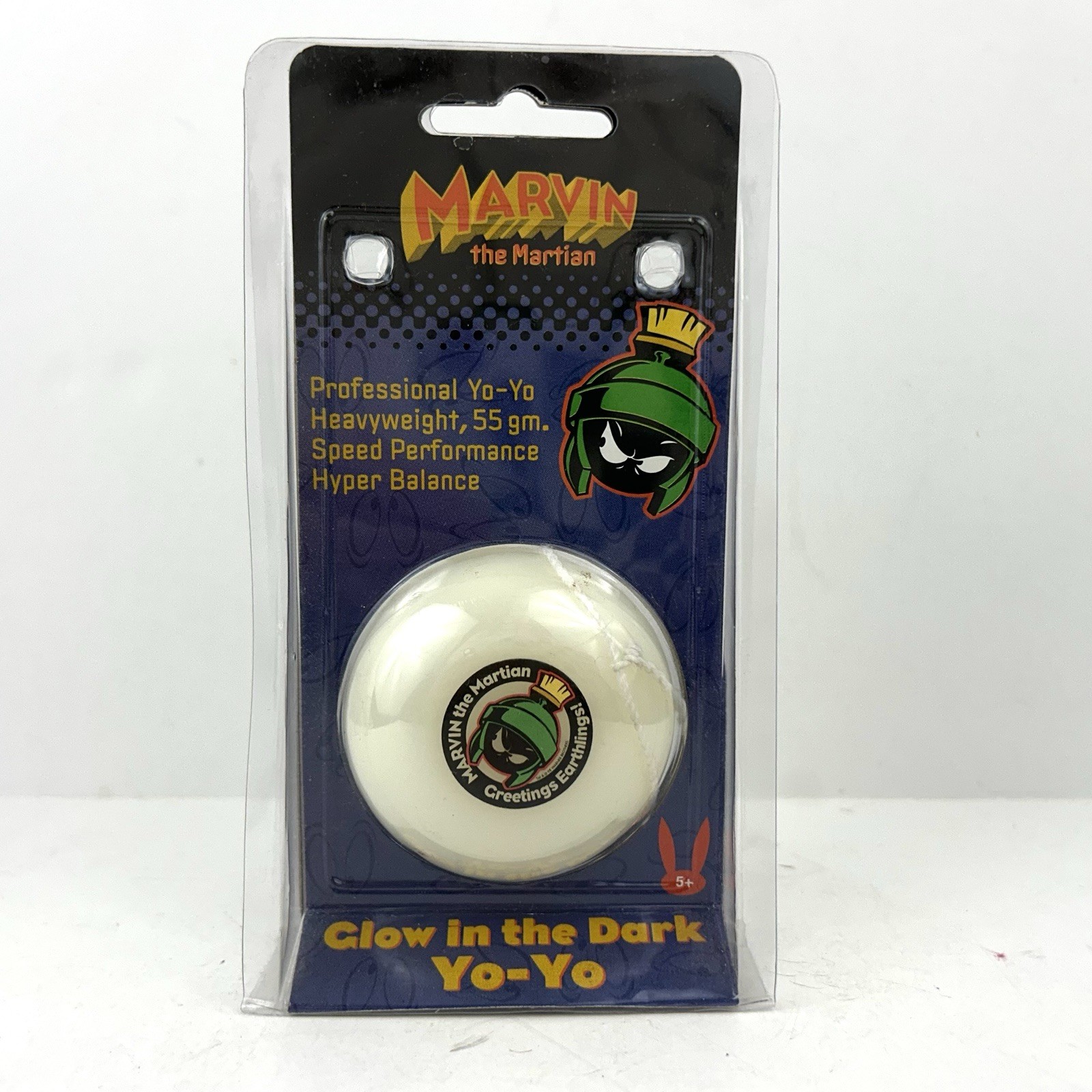 NEW Vintage Marvin The Martian Glow In The Dark Yo-Yo Looney Tunes
