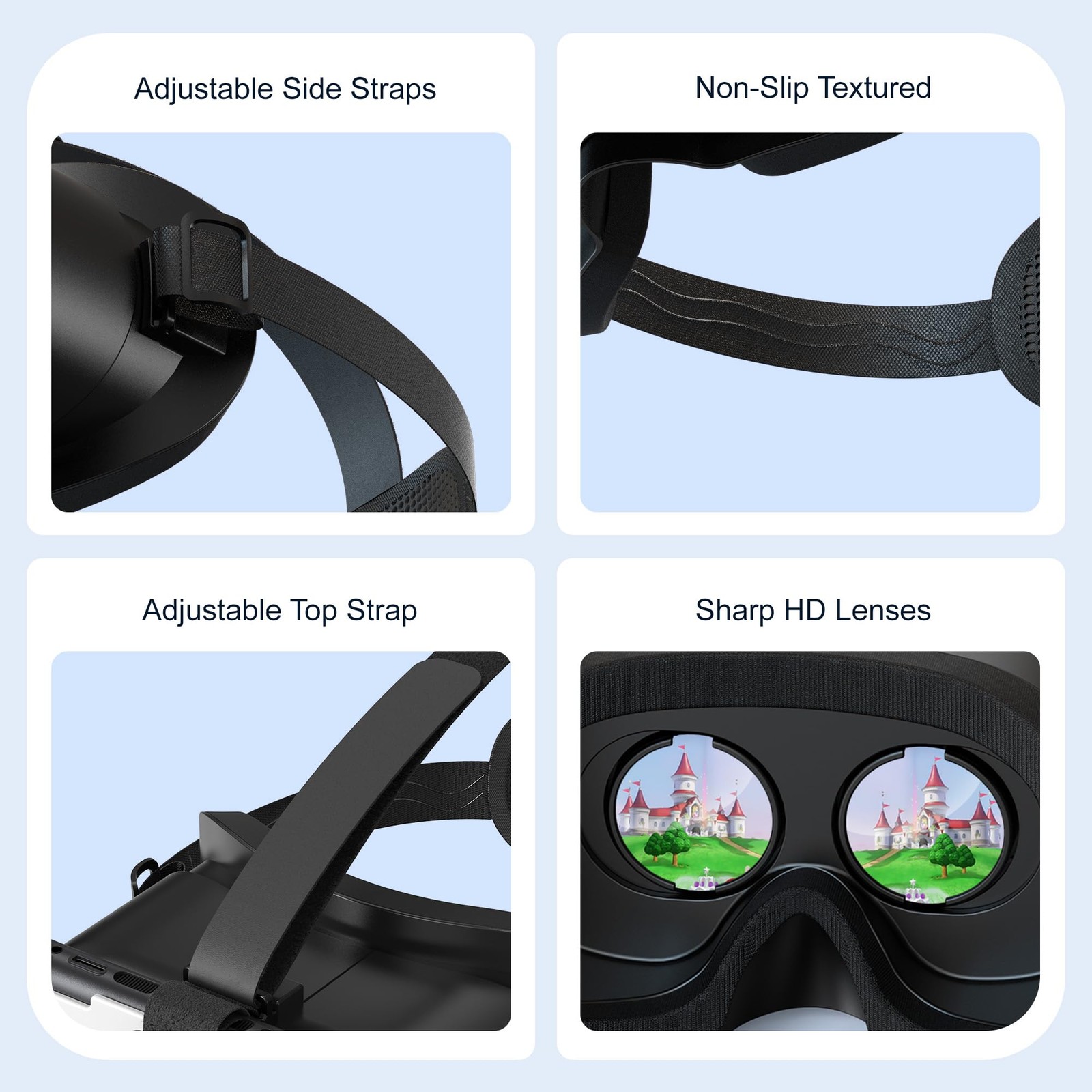 LXFEIFANTECH VR Headset Switch 2 White Black