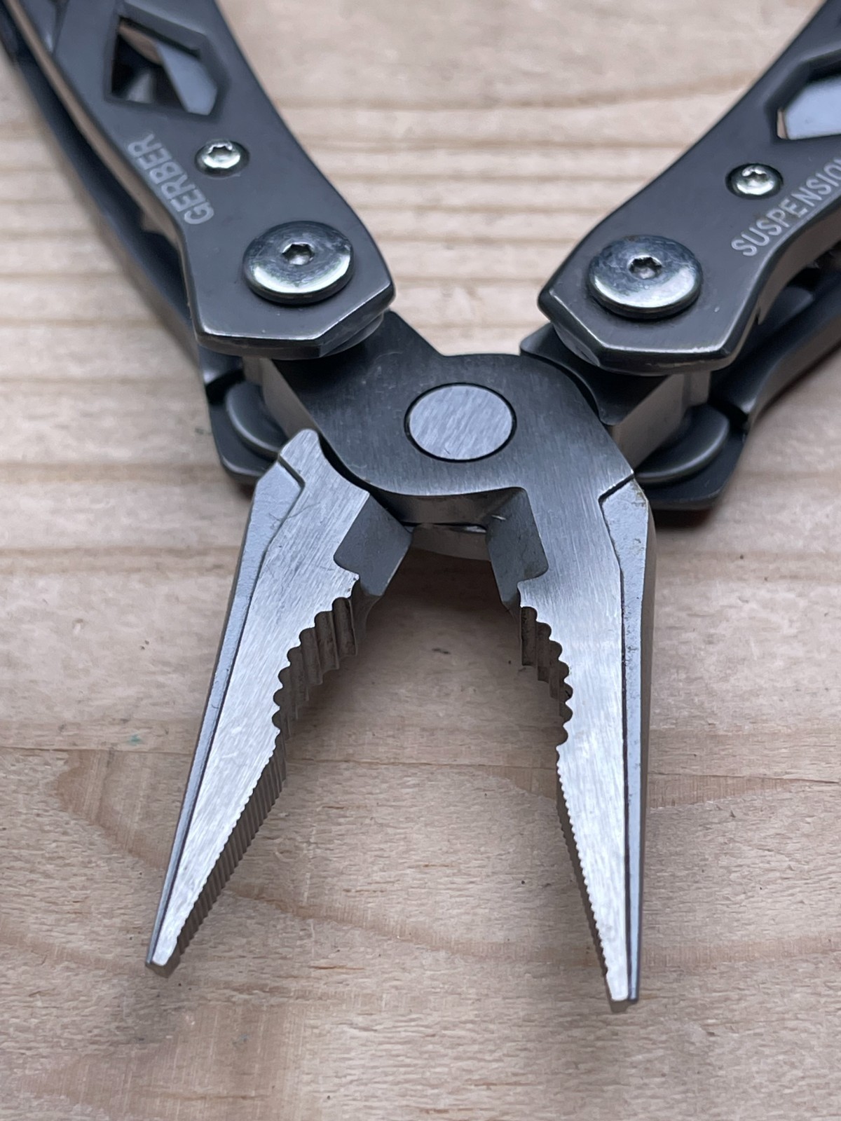 Gerber Suspension Gray Multi-Tool Plier Knife Scissors with Nylon Sheath