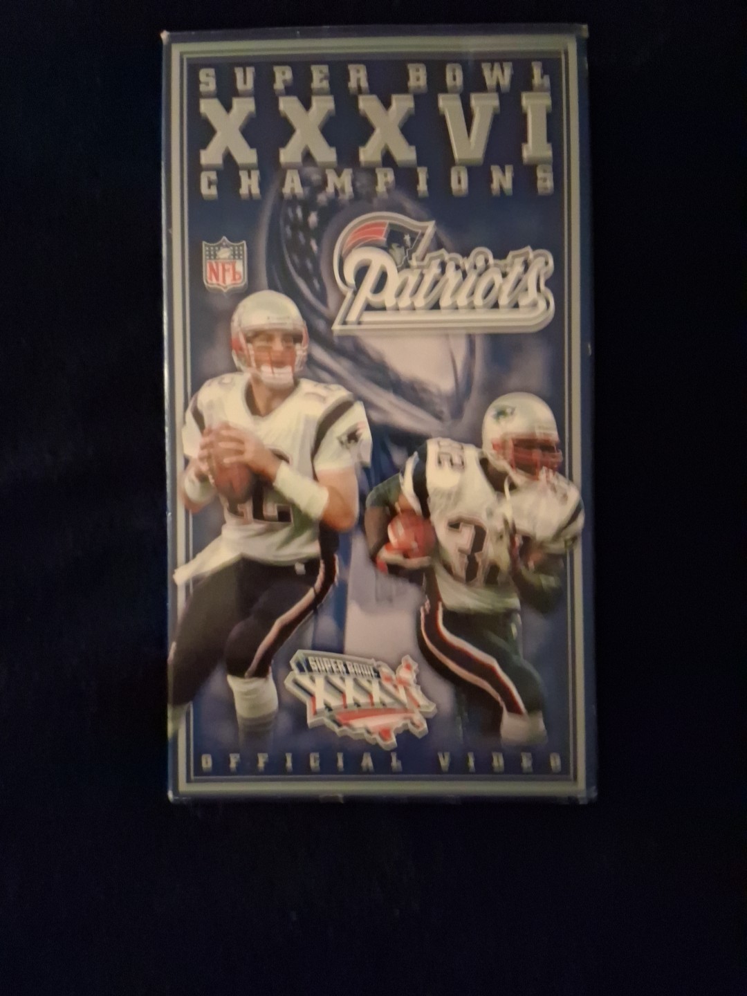 Patriots Tom Brady Superbowl 2001 Official VHS