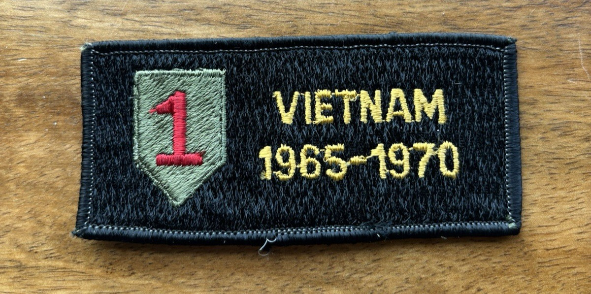 1965-1970 VIETNAM EMBROIDERED IRON ON SEW ON PATCH