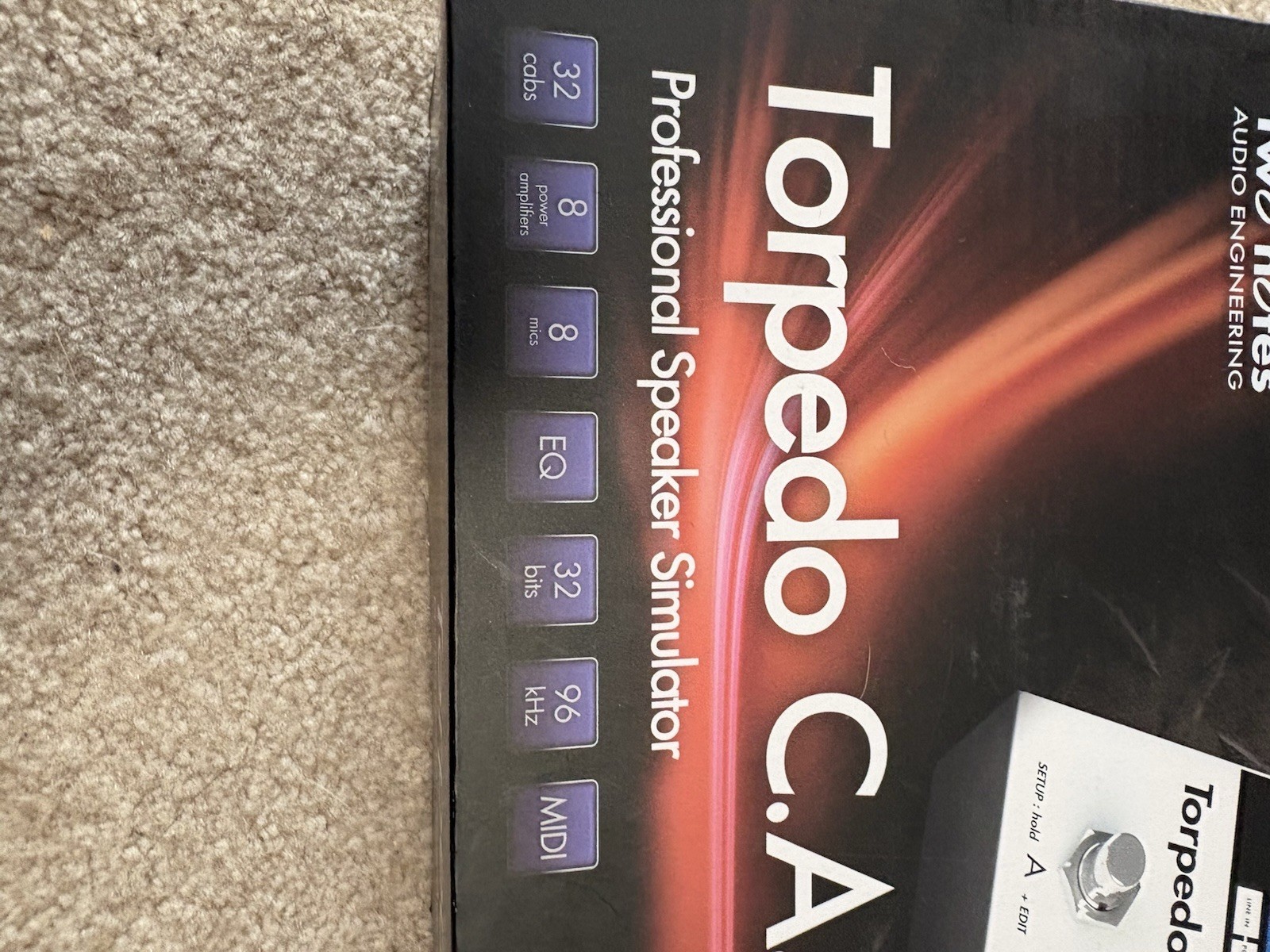 Two Notes Torpedo C.A.B. Professional Speaker Simulator Pedal