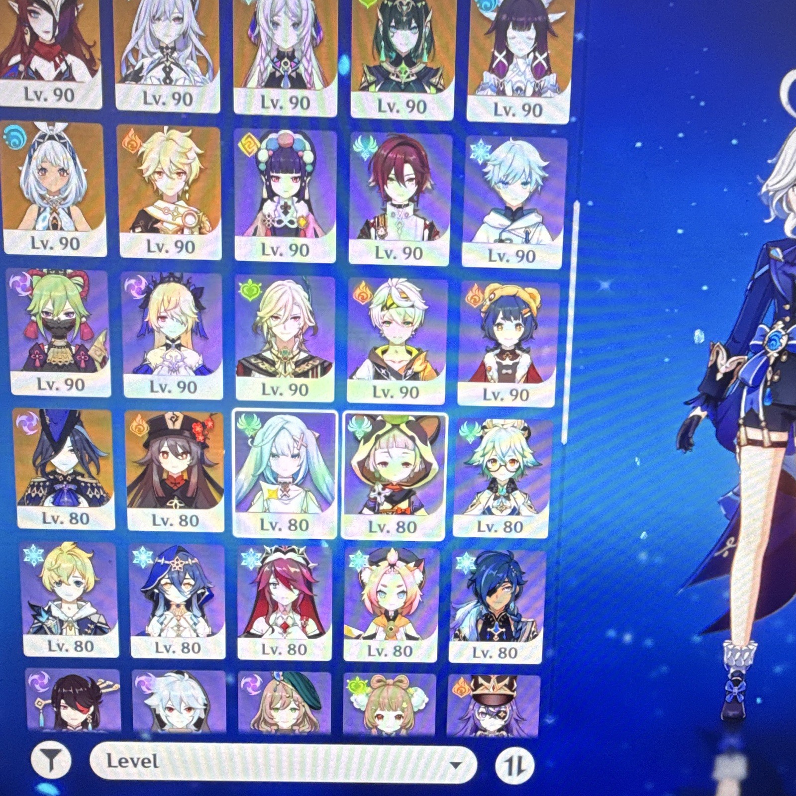 Genshin Impact AR. 60 Game Account - Multiple 5-Star Characters & Weapons