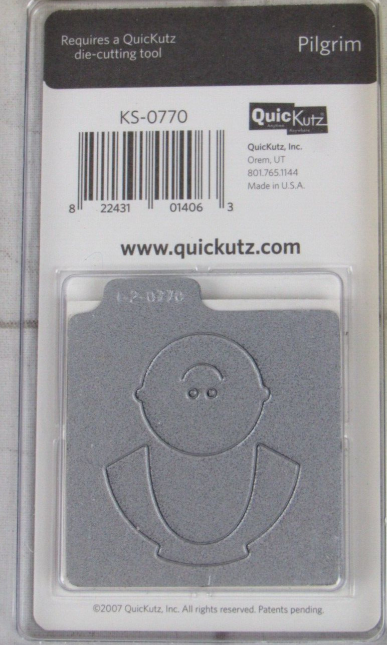 QuicKutz Pilgrim 2x2, 2 Cutting Die Set KS-0770