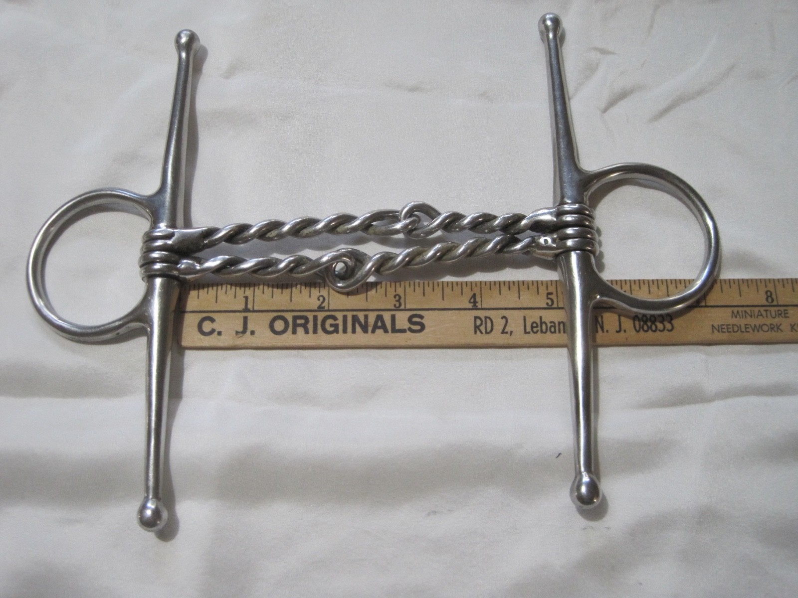 Full Check Double Twisted Wire 5'' Horse Bit Good Condition