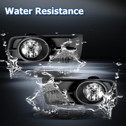 Fog Lights Assembly Replacement for 2010-2014 Chevy Cruze with Bulbs &