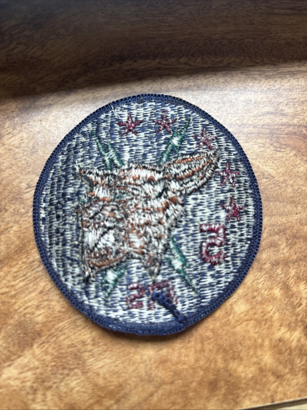 5th Fighter Interceptor FIS Squadron Rare 80s Patch 3” USAF AFB Subdued Cold War