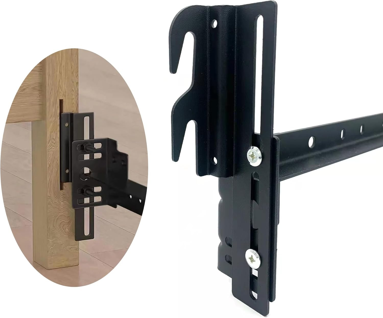 Headboard Adapter Brackets, Bed Frame Hooks, Headboard Brackets for Metal Bed Fr