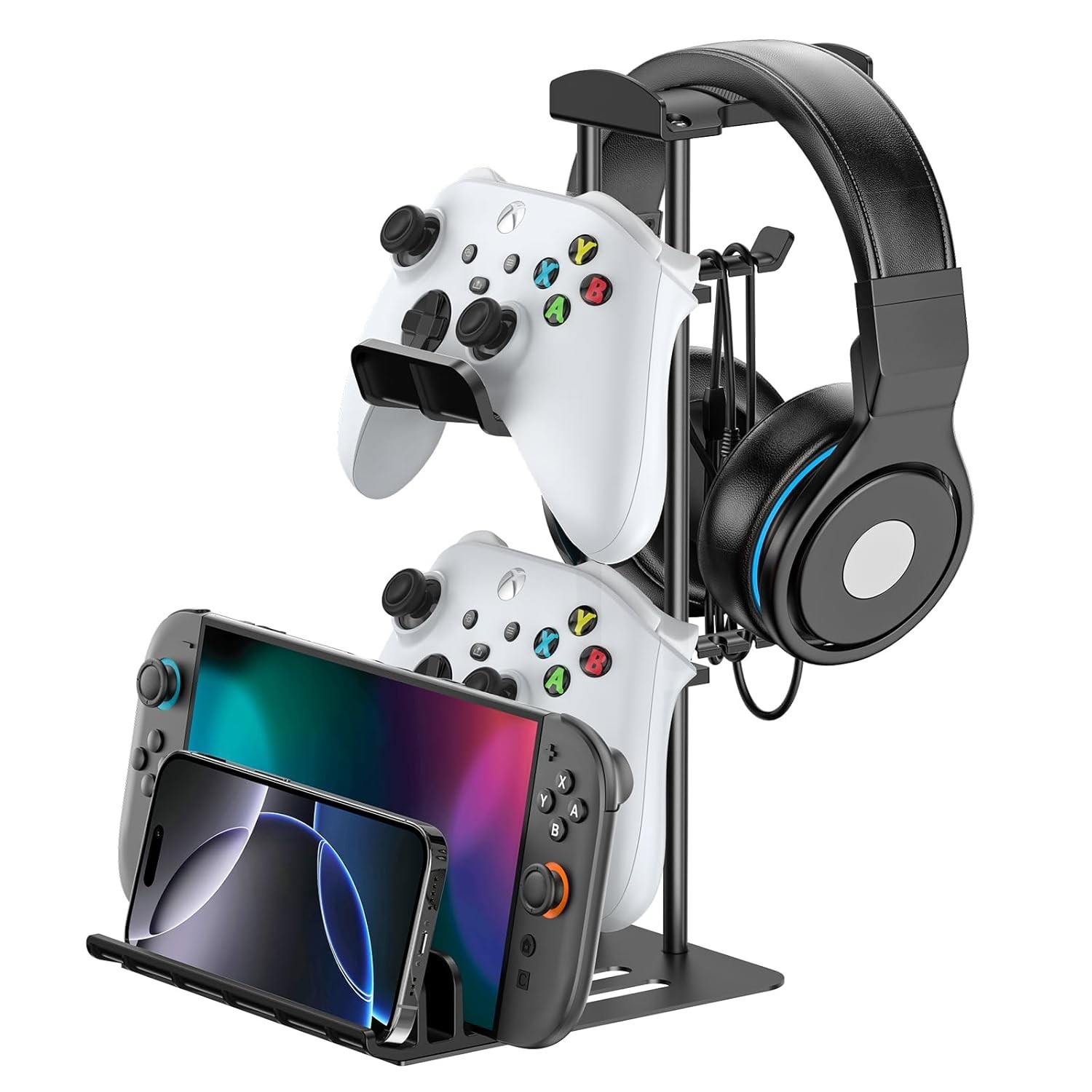 Headphone Stand, Controller Holder & Headset Holder for Desk, Earphone Stand ...