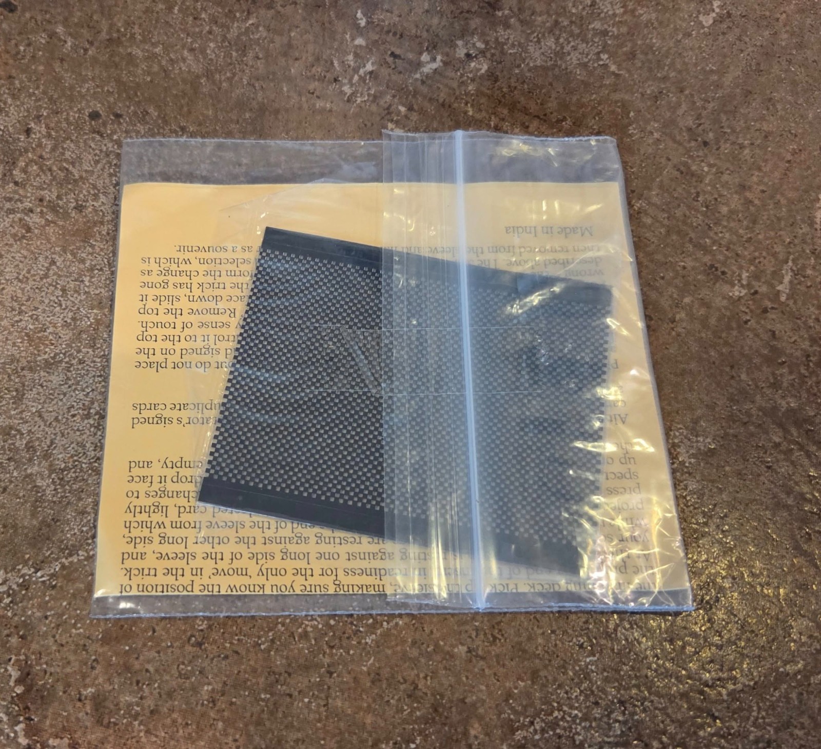 Card Sleeve Magic Mentalism Tricks