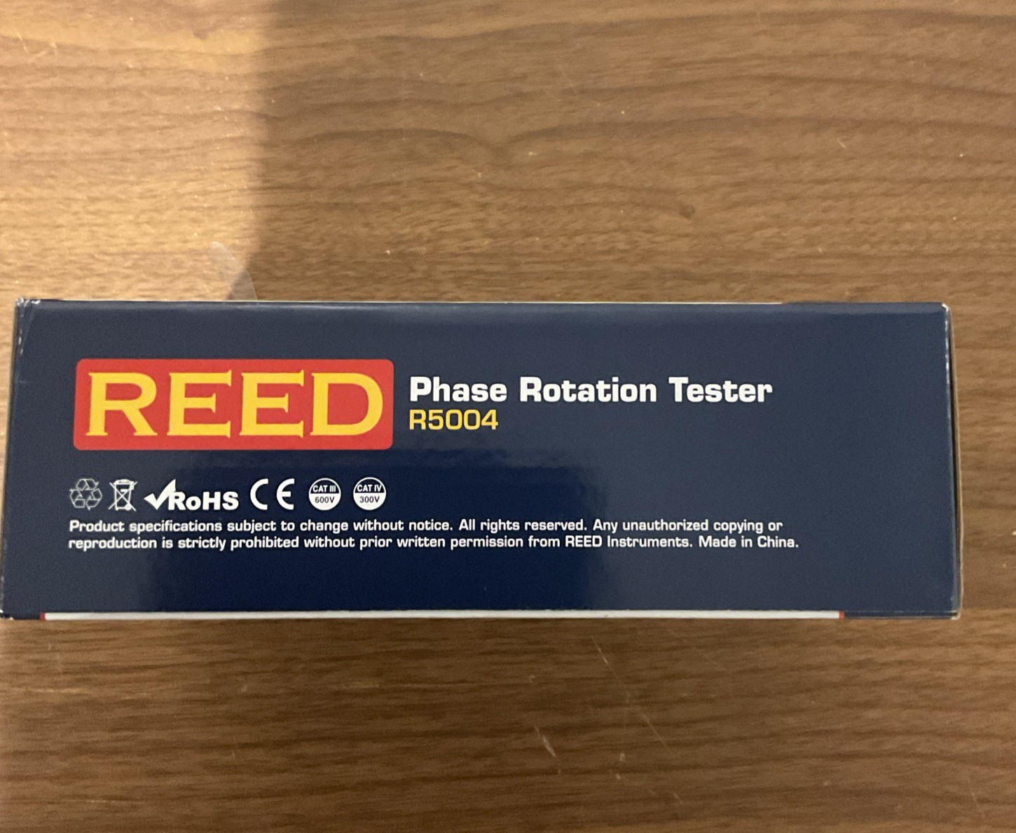 REED Instruments R5004 Phase Rotation Tester Three Phase Power Source ￼￼