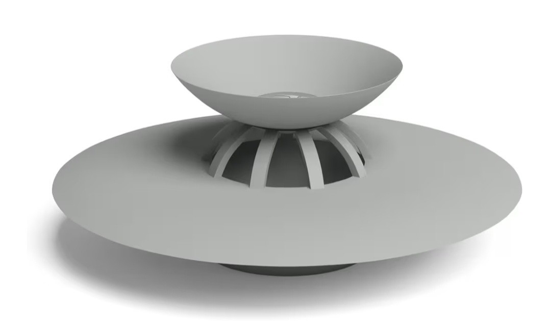 Umbra Flex Drain Stop/Hair Catcher Universal Silicone Grey NIB