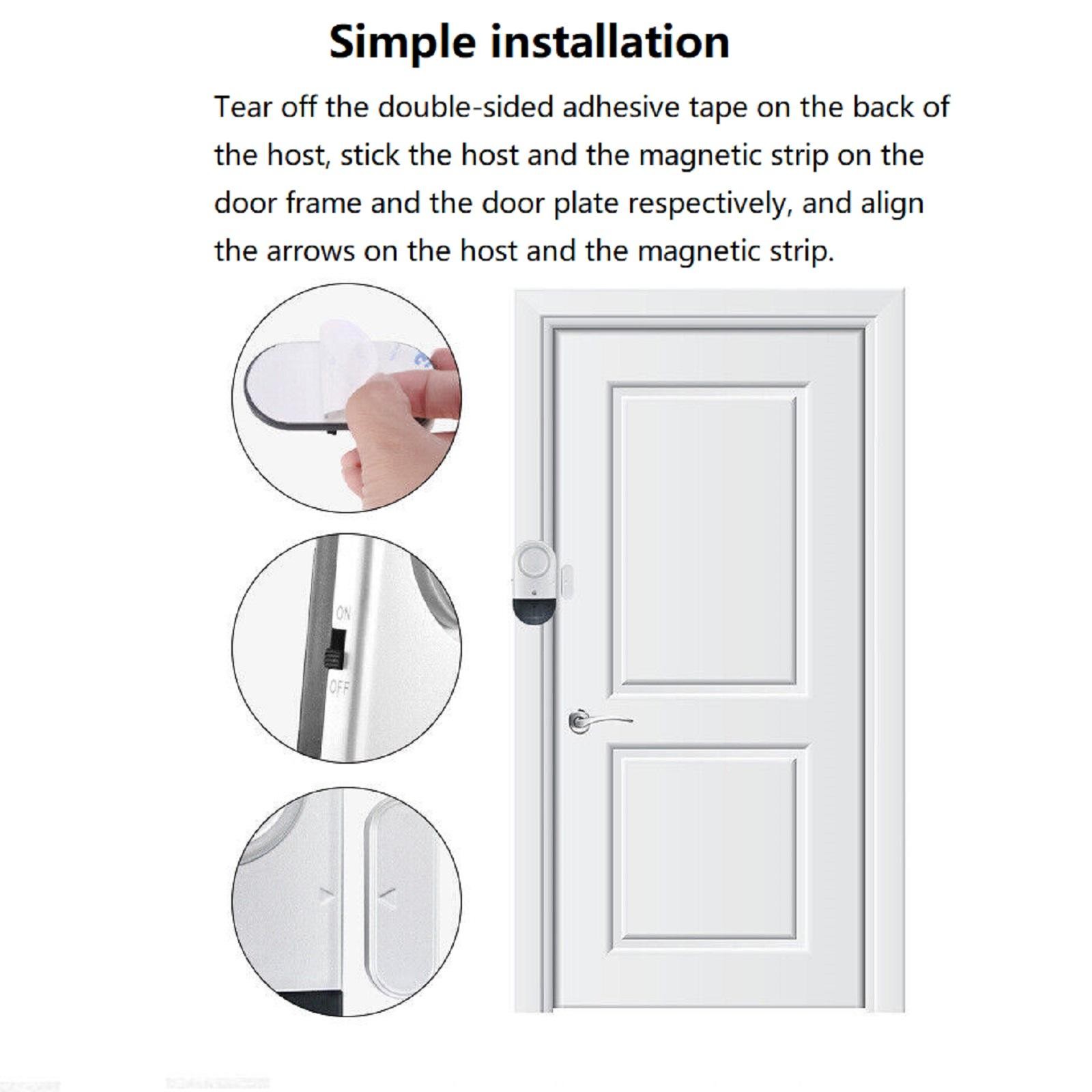 Home Safety Burglar Alarm Wireless System Security Device Door Window Sensor