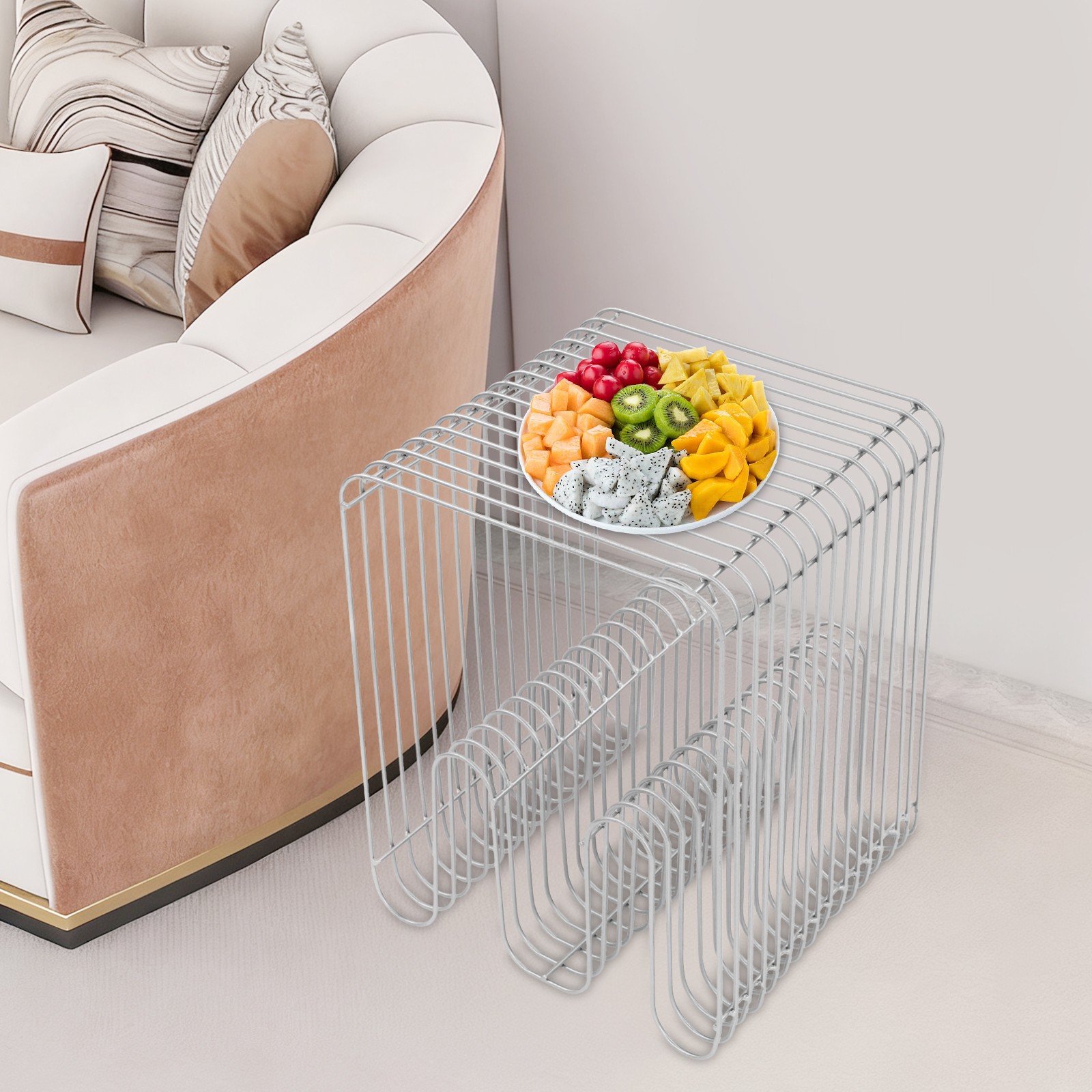 Modern Creative Lightweight Side Table Multi-Scene Sofa Bedside Accent Table
