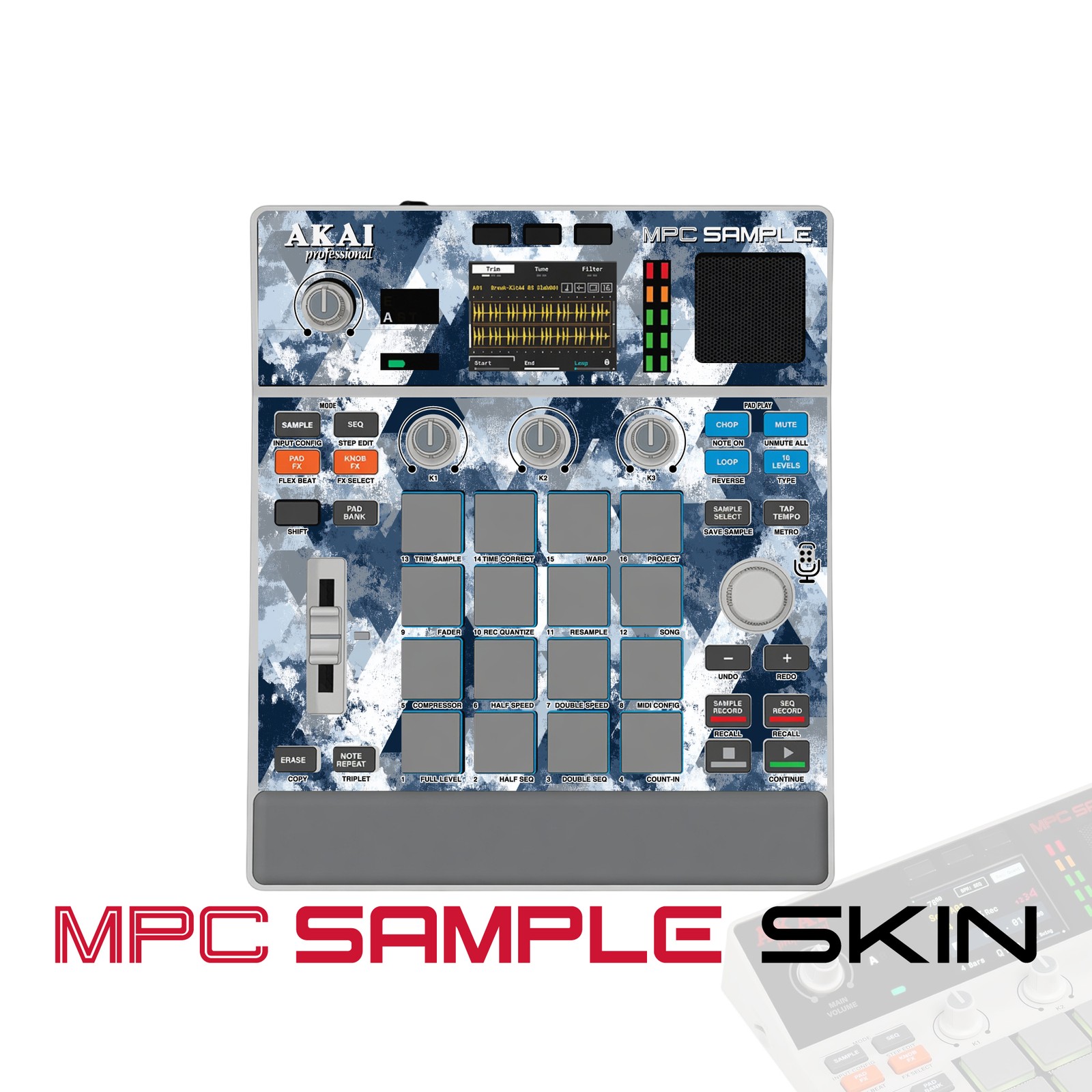 Akai MPC Sample Skin / Arctic Digital Camo