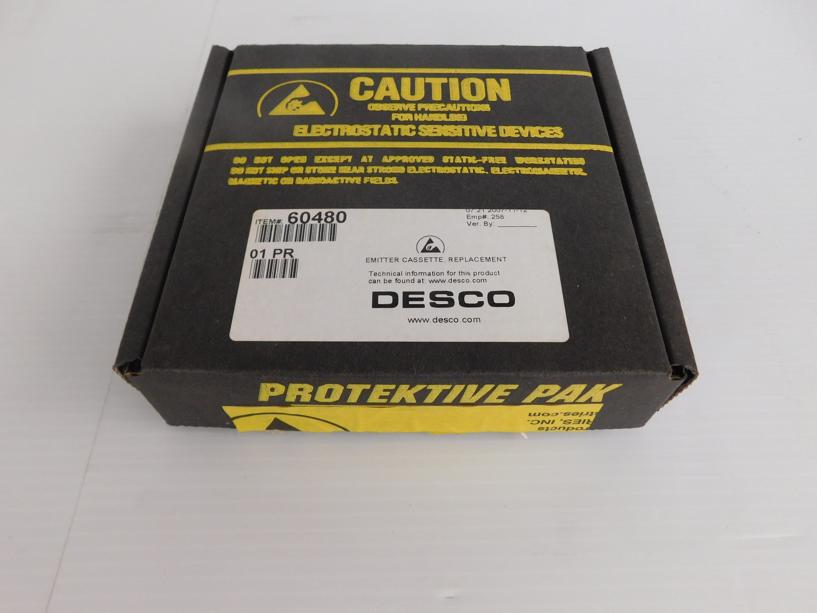 DESCO EMITTER CASSETTE REPLACEMENT ITEM 60480 - NEW (JSP31)