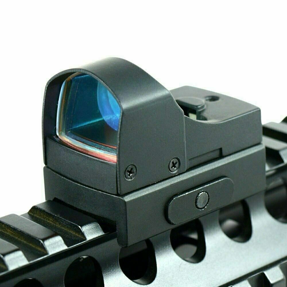 Mini Holographic Reflex Compact 3 MOA Red Dot Sight w/ Picatinny Weaver Mount