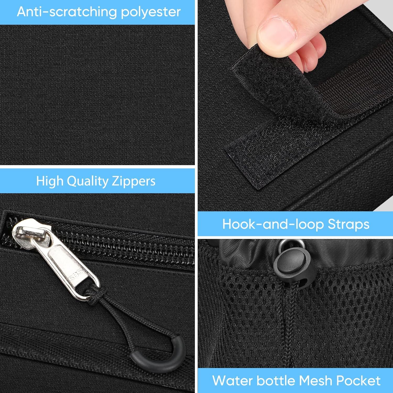 Large Walker Tote Bag Folding Walker Attachment Storage Basket Mobility Aid Acce