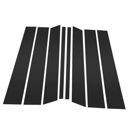8 Pcs Door Pillar Window Trim for Ford Edge 2007-2014 Front Rear Left Right