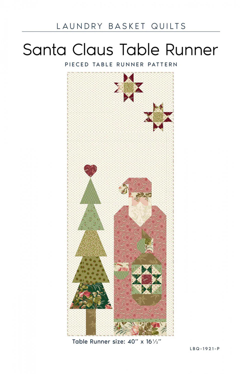 Santa Claus Table Runner Pattern by Edyta Sitar