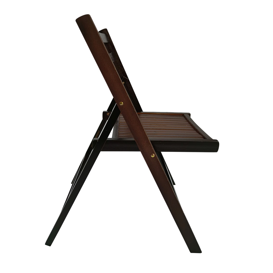 Set of 4 Folding Chair Event Chair Furniture Slatted Wood Cherry