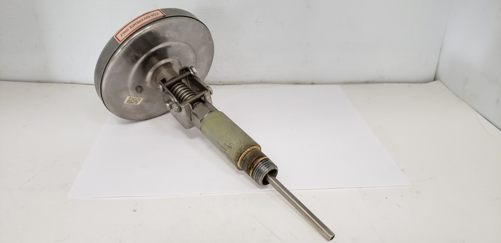 OMEGA ENGINEERING 50-500 THERMOMETER, 2-3/4" STEM, 5" FACE