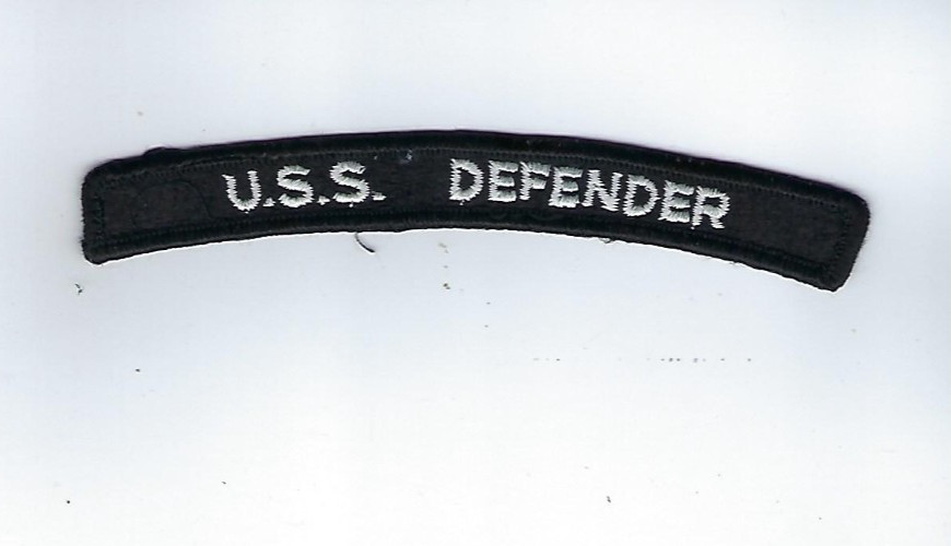 USS Defender, MCM-2,  US Navy "Rocker"
