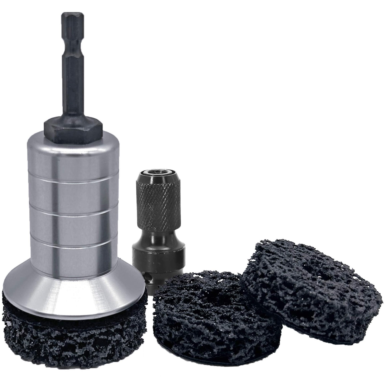 TEOFix Wheel Hub Cleaning Kit,Brake Kit Includes 3 Black