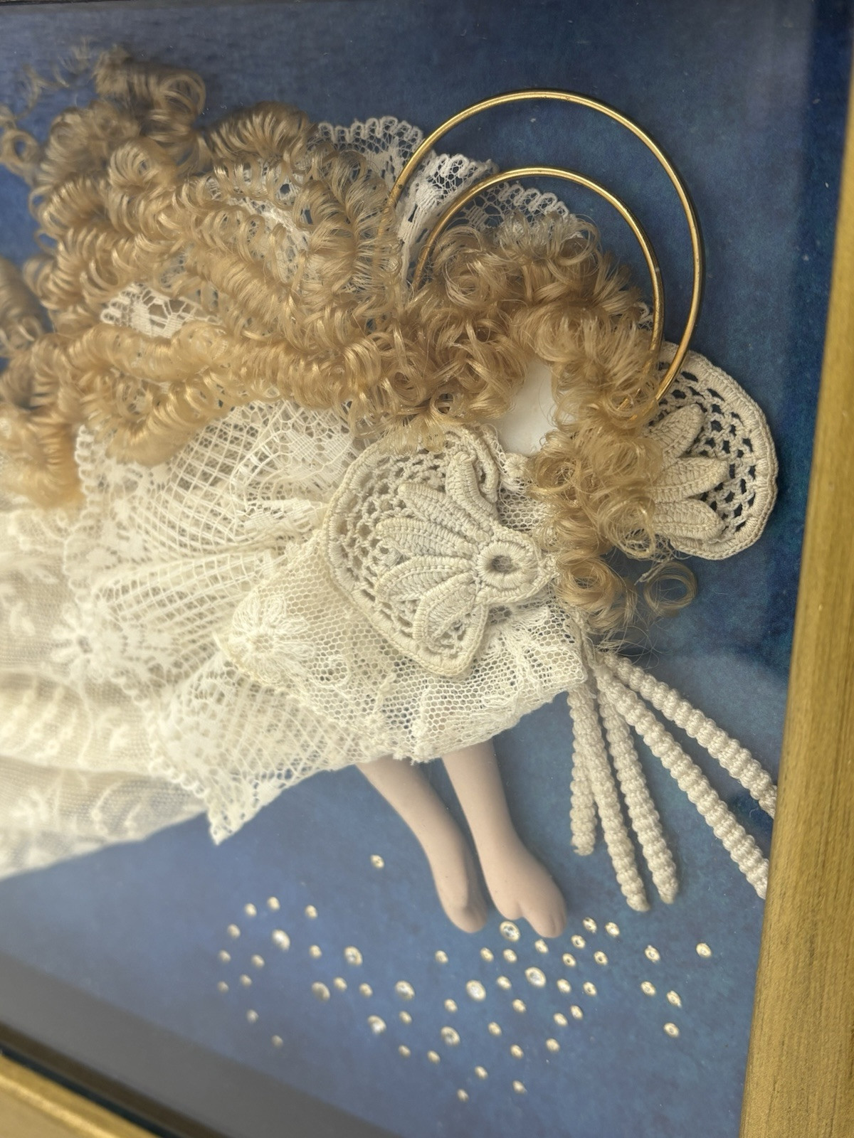 Mixed Media Angel Shadow Box